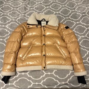 SAM. Gigi Women's Shiny Tan Puffer Coat